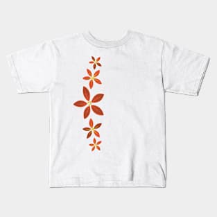 Poinsettia Garland Kids T-Shirt